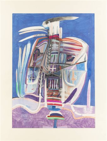 BEPPE DEVALLE<BR>Torino 1940 - 2013<BR>"Uomo nero" 1963