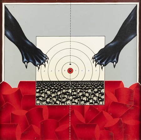 GERICO (GERI PIERO)<BR>Somma Lombardo (Varese) 1946<BR>"Spartizione" 1978