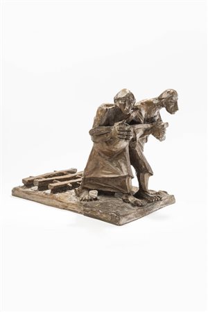 PIETRO MORANDO<BR>Alessandria 1892 - 1980<BR>"L'erpice" 1978