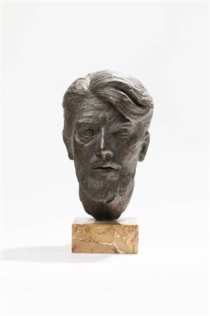 FRANCO PIRASTU USAI<BR>Sardegna 1926- ? Liguria<BR>"Testa d'uomo"