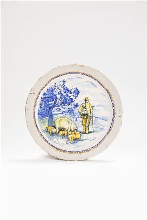 TOMMASO CASCELLA<BR>Roma 1951<BR>Piatto