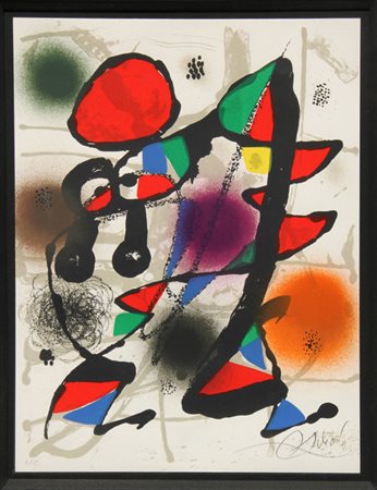 Joan MIRO' Barcellona 1893 - Palma di Maiorca 1983 Texte de Joan Teixidor,...