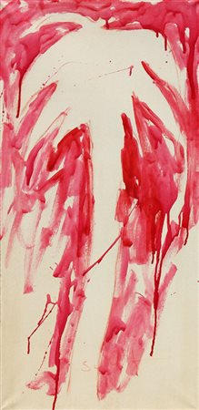 Mario SCHIFANO Homs 1934 - Roma 1998 Senza titolo, 1977, smalto su tela, cm....