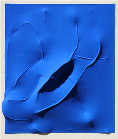 Agostino BONALUMI Vimercate (MI) 1935 - Desio, 2013 Blu, 1993, tempera...