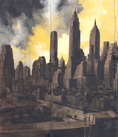 Luca PIGNATELLI Milano 1962 New York, 2002, olio su tela, cm. 171 x 146,...