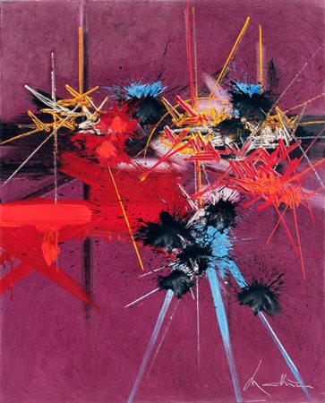 Georges MATHIEU Boulogne sur Mer 1921 - Boulogne-Billancourt, 2012 L'ardeur...