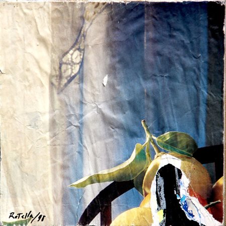 Mimmo ROTELLA Catanzaro 1918 - Milano 2006 Frutta, 1998, decollage su carta...