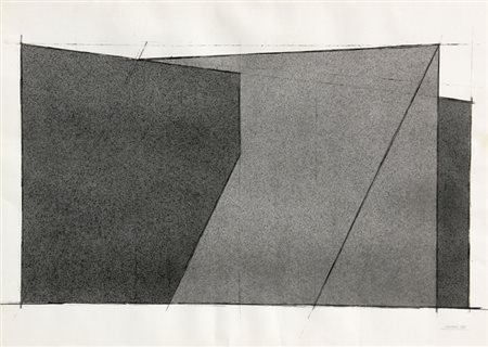 Giuseppe UNCINI Fabriano 1929 - Trevi 2008 Senza titolo, 1986, tecnica mista...