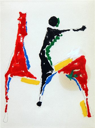 Marino MARINI Pistoia 1901 - Viareggio 1980 Senza titolo, 1978, Acquaforte e...