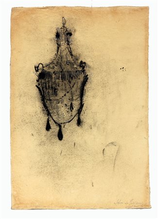 Piero PIZZI CANNELLA Rocca di Papa 1955 Salon de musique, tecnica mista su...