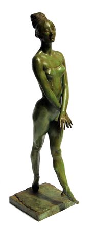 Francesco MESSINA Linguaglossa 1900 - Milano 1995 Danzatrice, 1970, bronzo,...