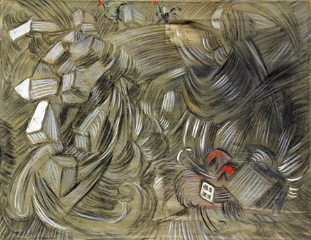 Roberto BARNI Pistoia 1939 Bonadea, 1982, olio su tela, cm. 75 x 98, Firma,...