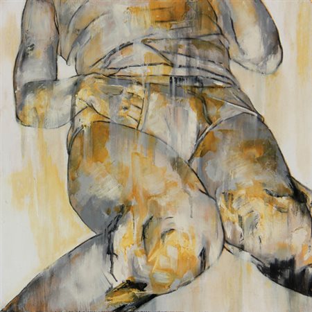 Marco GRASSI Milano 1976 Quando l'ho fatto io, 2004, olio su tavola, cm. 40 x...