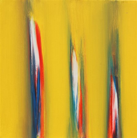 Ennio FINZI Venezia 1931 Il verso del colore, 2009, olio su tela, cm. 30 x...