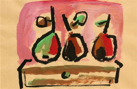 Franco ROGNONI Milano 1913 - Milano 1999 Senza titolo, 1968, tempera su...