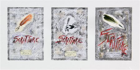 Gino GINI Milano, 1939 Scritture n.5 - Scritture n.4 - Una parola al giorno,...