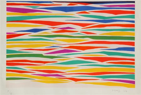 Piero DORAZIO Roma 1927 - Todi 2005 Senza titolo, 1975, litografia, cm. 56 x...