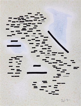 Emilio ISGRO' Barcellona Pozzo di Gotto 1937 Campobasso Italia, 1997, tecnica...