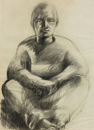 Giuliano VANGI Barberino del Mugello 1931 Senza titolo, 1977, grafite su...