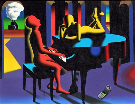 Mark KOSTABI Los Angeles 1960 The harmony of silence, 1997, olio su tela, cm....
