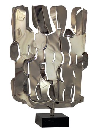 Pietro CONSAGRA Mazara del Vallo, 1920 - Milano, 2005 Senza titolo, argento...