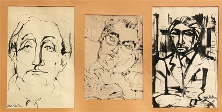 Domenico CANTATORE Ruvo di Puglia 1906 - Parigi 1998 Senza titolo, 1961,...