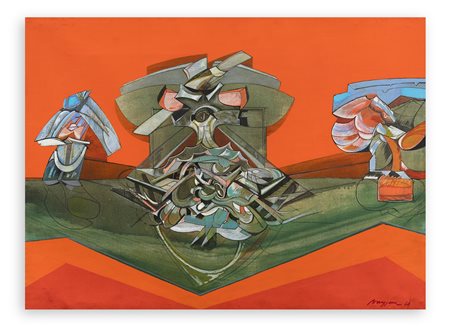 FRANCO BRUZZONE (1934) - Grande oggetto aperto, 1968
