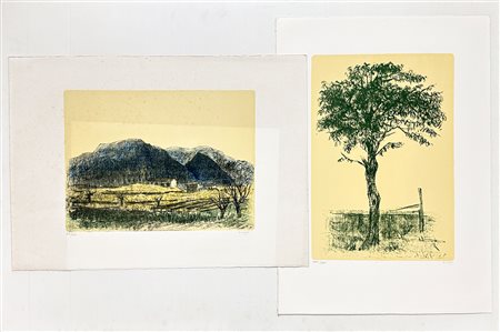 ALBERTO ZIVERI (1908-1990) - Lotto unico composto da 2 litografie