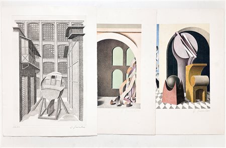 WILHELM BEUERMANN (1937-2006) - Lotto unico composto da 3 opere grafiche