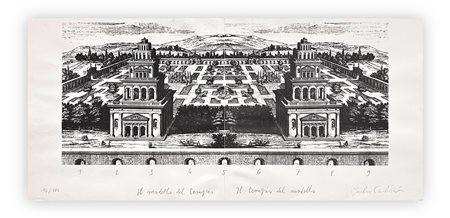 GIULIO PAOLINI (1940) - Il modello del tempio / il tempio del modello, 1986