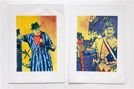GIANGIACOMO SPADARI (1938-1997) - Lotto unico di 2 litografie