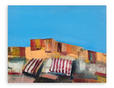 SALVATORE MAGAZZINI (1955) - Marrakech. Piazza dei tappeti, anni '90