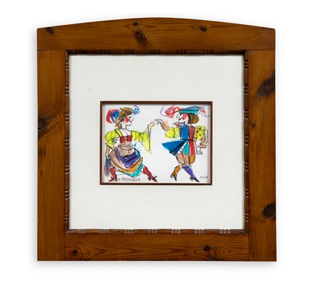 EMANUELE LUZZATI (1921-2007) - La passacaglia