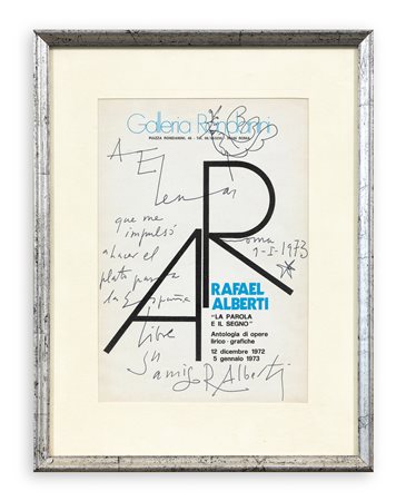 RAFAEL ALBERTI (1902-1999) - Senza Titolo, 1973