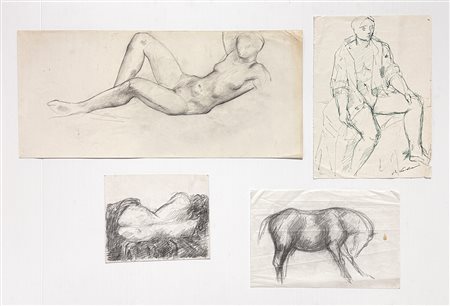 BRUNO CALVANI (1904-1985) - Lotto unico di 4 opere: