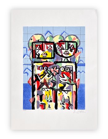 IBRAHIM KODRA (1918-2006) - Senza Titolo