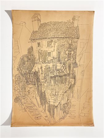 ALBERTO LONGONI (1921-1991) - Senza Titolo, 1957