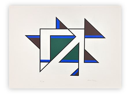 MARIO RADICE (1898-1987)Senza TitoloSerigrafiacm 56x76Firma e numerazione...