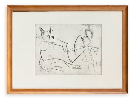 MARINO MARINI (1901-1980) - Guerriero, 1971