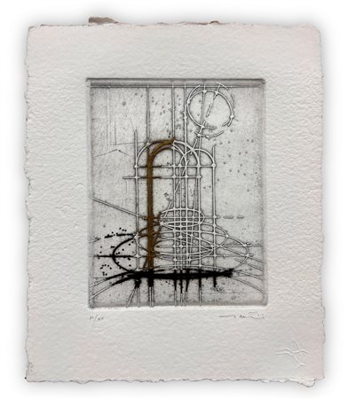 WALTER VALENTINI (1928-2022) - La città ideale, 1990