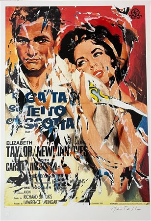 Mimmo Rotella “La gatta sul tetto che scotta”
