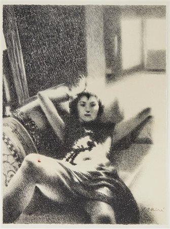 Omar Galliani “La figlia era nuda” 2005