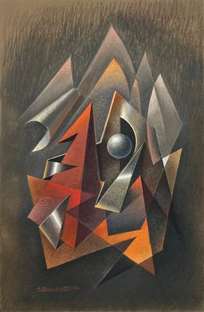 Alessandro Bruschetti “Studio per il Giudizio Universale” 1976