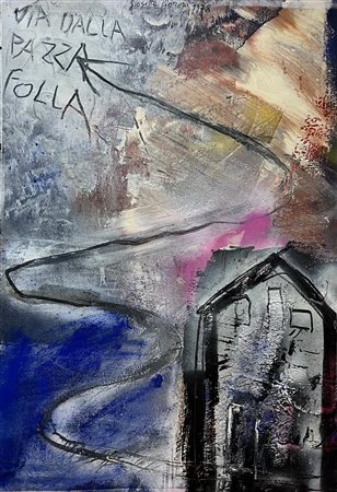 Giosetta Fioroni “Via dalla pazza folla” 1978