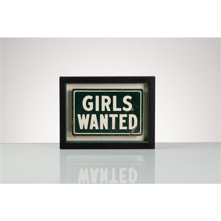 PRODUZIONE INGLESE 1970 ca., Targa in metallo