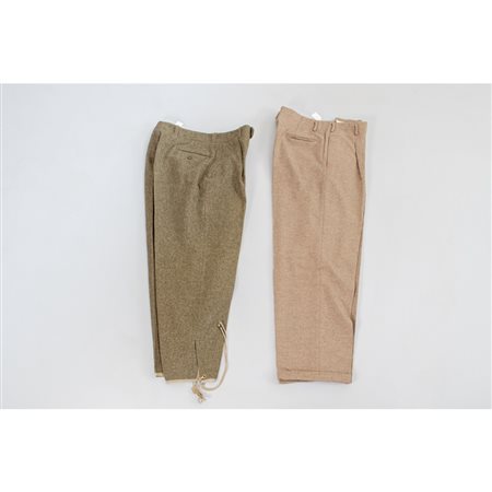 YVES SAINT LAURENT E SARTORIA INGLESE, Due pantaloni