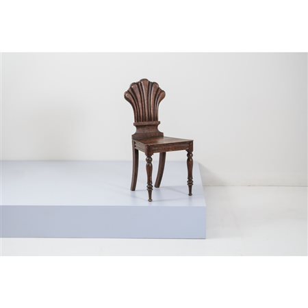 PRODUZIONE INGLESE 1880 ca., Sedia Vittoriana