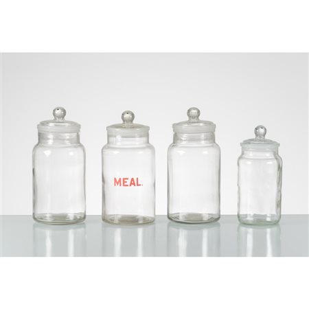 PRODUZIONE INGLESE 2000 ca., Quattro barattoli