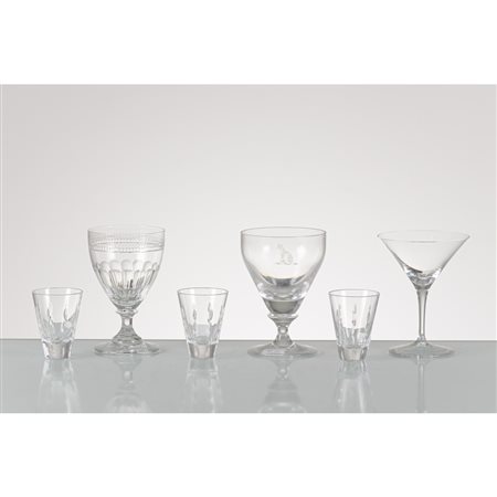 WILLIAM YEOWARD E PRODUZIONE INGLESE, Sei bicchieri