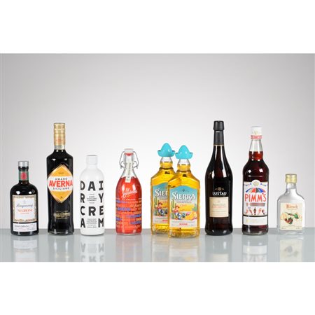 TANQUERAY, AVERNA, KIRO, EL BANDARRA, SIERRA, LUSTAU, PIMM’S, LESGREVIL